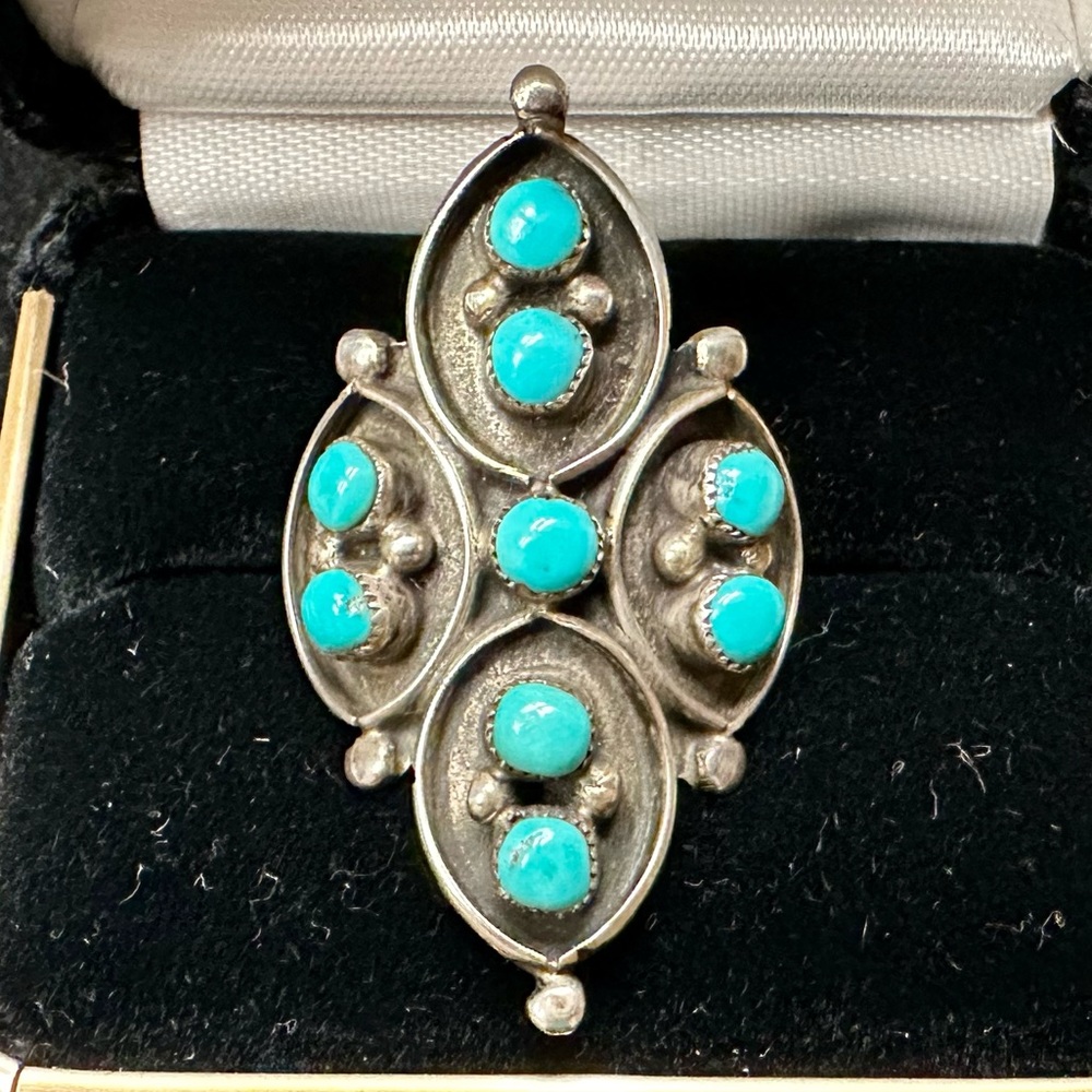 Southwestern turquoise ring